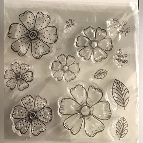 Ultimate Crafts Spread Your Wings Stamp set plus flower stamp set - Picture 4 of 4